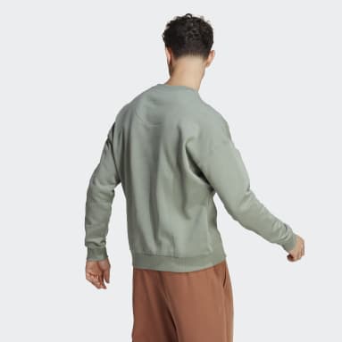 Men Sportswear Green Lounge Fleece Sweatshirt