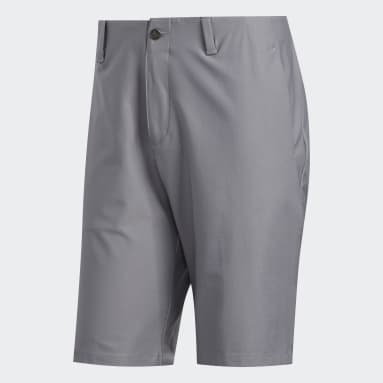 Men Golf Grey Ultimate365 3-Stripes Competition Shorts