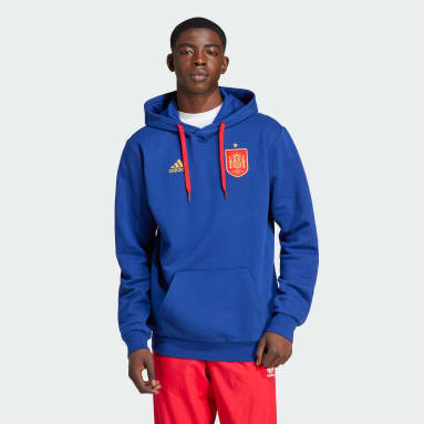 Felpa adidas bianca e blu discount
