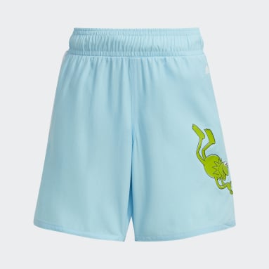 Kluci Plavání modrá Šortky adidas x Disney Kermit