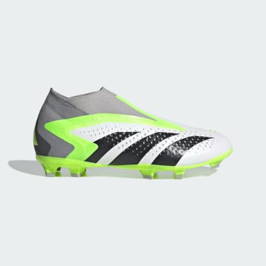 Botas de Futebol Predator Accuracy+ – Piso firme Branco Criança Futebol