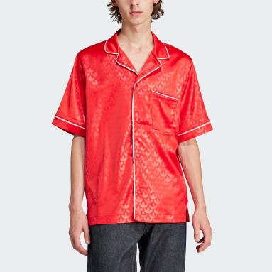 Men's Originals Red Graphics Monogram Shirt