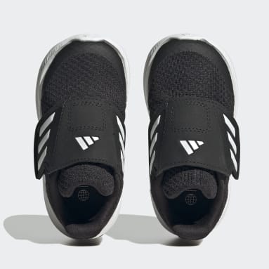 Kids Sportswear Black RunFalcon 3.0 Hook-and-Loop Shoes