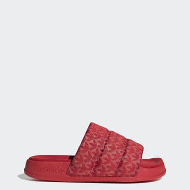 Ženy Originals červená Šľapky Adilette Essential