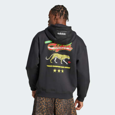 Polera adidas Originals Champions Cierre Frontal Estampada