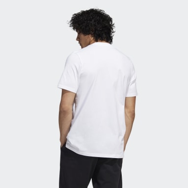 T-shirt Liquid Foil Badge of Sport Graphic blanc Hommes Sportswear