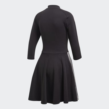 Kadın Sportswear Siyah 3 Bantlı Elbise