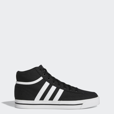 Sapatilhas de Skateboarding em Lona Retrovulc Mid Preto Sportswear