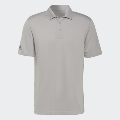 Men Golf Grey Performance Golf Polo Shirt