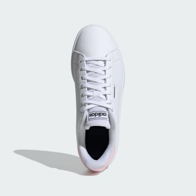 Women Tennis White Court Shoes