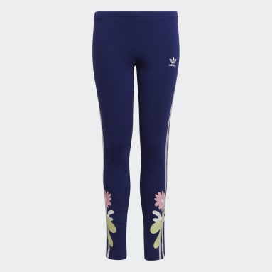 adidas AEROREADY® Daisy Blur 7/8 Tights - Blue, Kids' Lifestyle