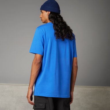 Camiseta Essentials Trefoil Olympique de Lyon Azul Hombre Fútbol