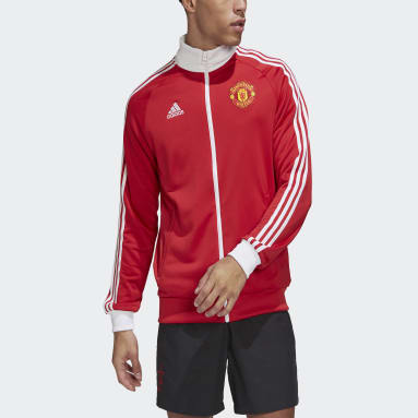 Heren Voetbal Manchester United 3-Stripes Sportjack