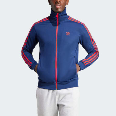 Campera Beckenbauer Azul Hombre Originals
