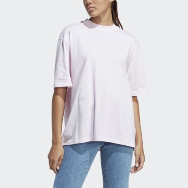 T-shirt boyfriend avec graphismes inspirés de la lithothérapie Rose Femmes Sportswear