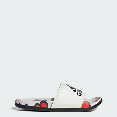Chinelos Adilette Comfort Branco Mulher Sportswear