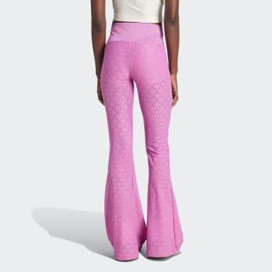 Pantalón Fashion Monogram Encaje Acampanados