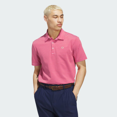adidas ストライプ ポロシャツ 2XL ピンク adidas ポロシャツ【アディダス公式】