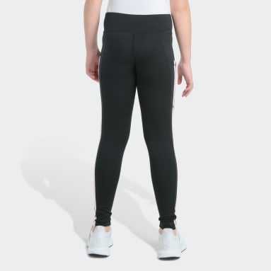 Detached Waistband Cell Phone Pocket 3-Stripe Legging