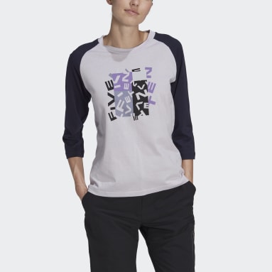 Women Five Ten Five Ten Graphic 3/4 Sleeve Long-Sleeve Top