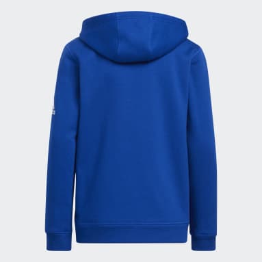 Children 4-8 Years Training Blue Fleece Hoodie