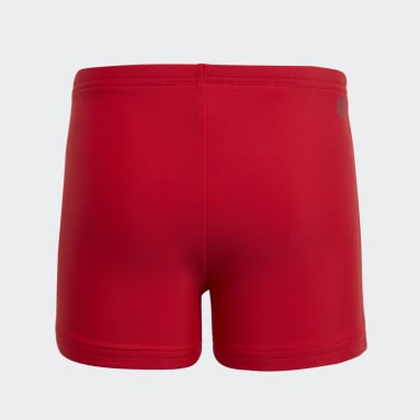Chlapci Sportswear červená Plavecké boxerky adidas x Disney Mickey Mouse Surf-Print