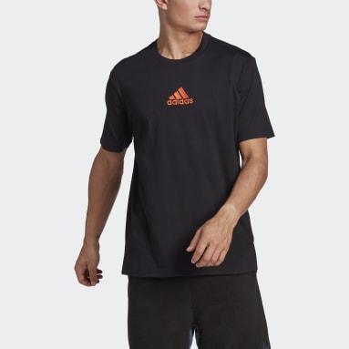 Männer Sportswear Nature Graphic T-Shirt Schwarz