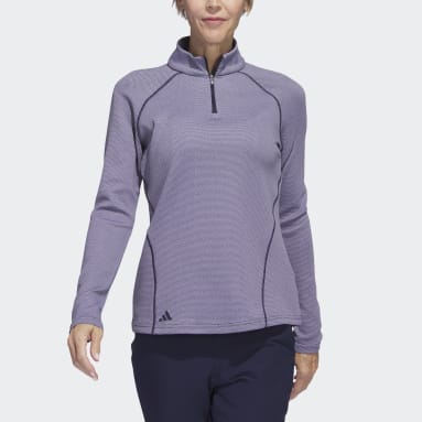 Pull de golf 1/4-Zip Bleu Femmes Golf