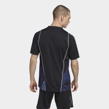 Jersey Tiro Estampado Negro Hombre Fútbol