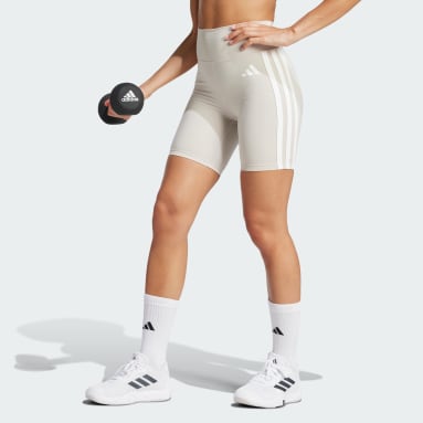 Leggings courts à 3 bandes Optime Essentials