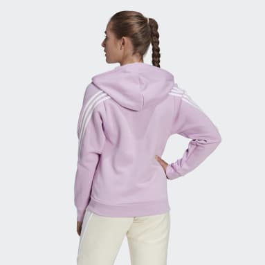 Chaqueta con capucha adidas Sportswear Future Icons 3 bandas Violeta Mujer Sportswear
