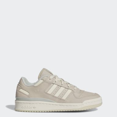 ผู้หญิง Originals สีเบจ รองเท้า Forum Low