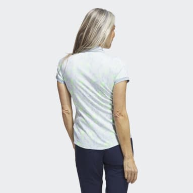 Polo Jacquard blanc Femmes Golf