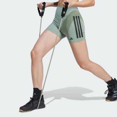 Mallas Cortas 1/4 Optime 3 Franjas Corte Alto