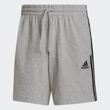 ผู้ชาย Sportswear สีเทา กางเกงขาสั้น AEROREADY Essentials 3-Stripes