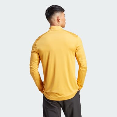 Men TERREX Yellow Terrex Multi Half-Zip Long-Sleeve Top