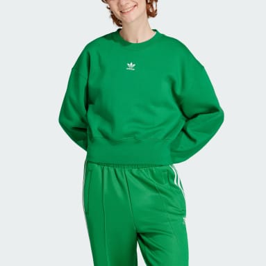 adidas Women's Green Hoodies & Sweatshirts