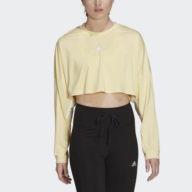 Buzo adidas store retro amarillo