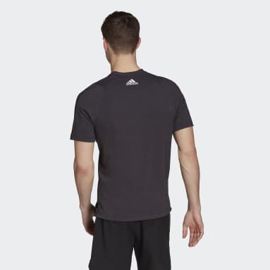 Männer Fitness & Training Train Icons 3-Bar Training T-Shirt Schwarz