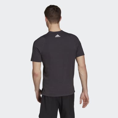 Men Training Black Train Icons 3-Bar Training Tee