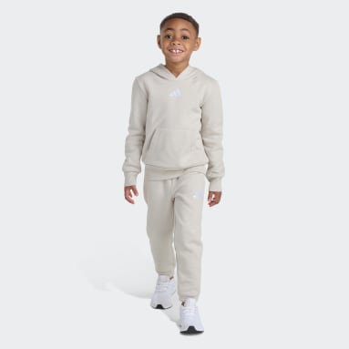 2-Piece Long Sleeve Fleece Pullover & Jogger Set