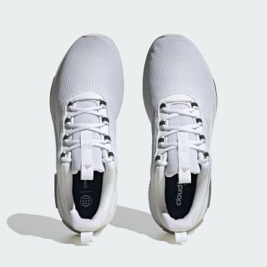 Adidas white shoes cloudfoam store