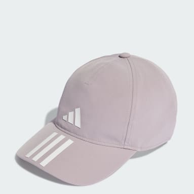 Cvičení A Trénink nachová Kšiltovka 3-Stripes AEROREADY Running Training Baseball