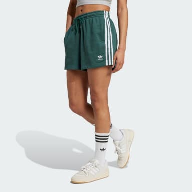 กางเกงผ้าเฟรนช์เทอร์รีย์ขาสั้น 3-Stripes