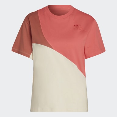 Remera Adicolor Colorblock Beige Mujer Originals