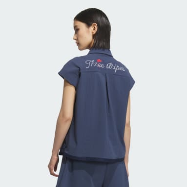 シアサッカー 半袖ポロシャツ