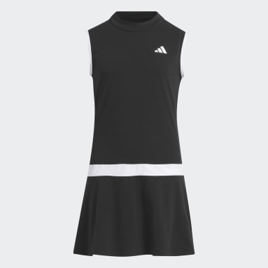 Youth Golf Black Sleeveless Versatile Dress