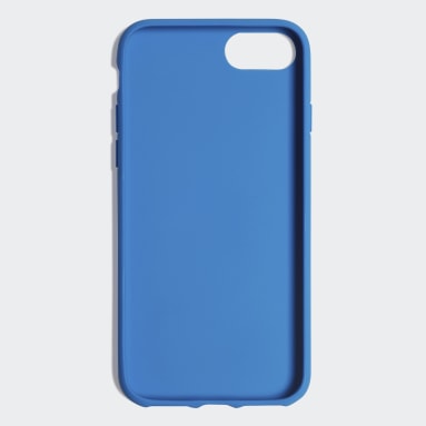 Etui na iPhone 8 Basic Logo Niebieski