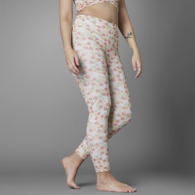 Tight 7/8 Grow Positivity Optime Flowers Training Multicolore Femmes Fitness Et Training