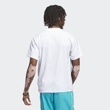 T-shirt Sky Mountain Art blanc Hommes Originals